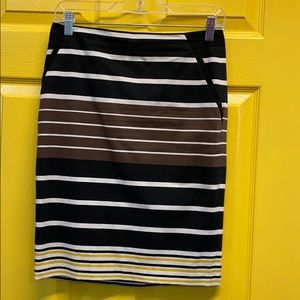 Outback Red striped skirt